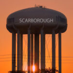 Scarborough water tower by sunrise by @gtanophotography